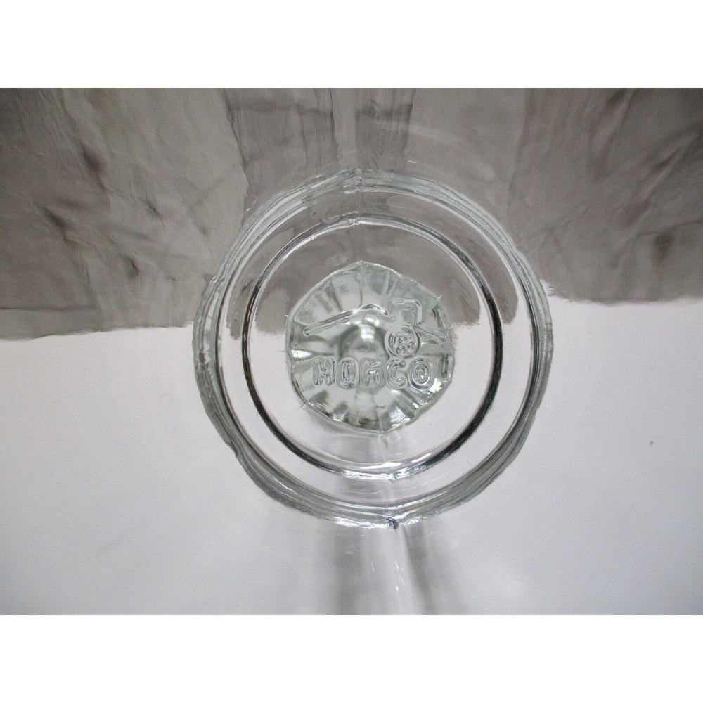 (2) Vintage Clear Glass Candleholders H 6"/15.24cm Taper Home Interiors Art Deco - Picture 6 of 6